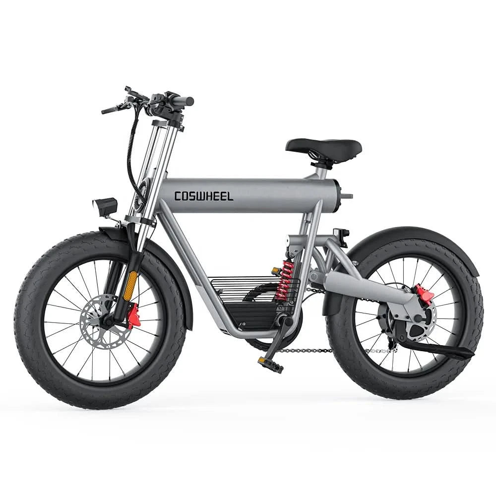 EU-Lager COSWHEEL T20 Pro Multifunktionales E-Bike 1000W 1500W Mountain Road City Hybrid Fahrrad 20*4 Zoll Fat Tire Elektrofahrrad