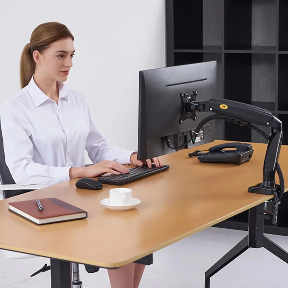 F80 Gasfeder 17-30 Zoll Desktop-LED-LCD-Monitorhalterung Arm Ergonomische Gasfeder Flexi-Halterung Belastung 2~9kg