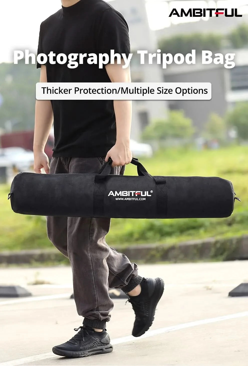 50cm - 125cm Gepolsterte Kamera Einbeinstativ-Tragetasche Stativtasche Lampenstativ-Tragetasche Schirm-Softbox-Tragetasche