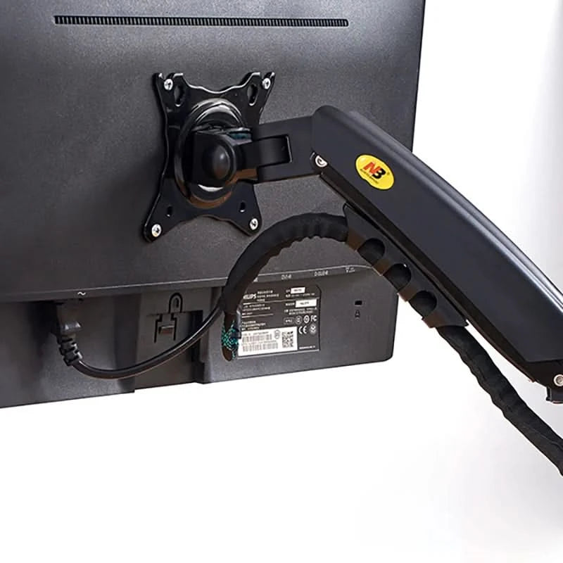 Weiße Dual-Monitorhalterung 17-30 Zoll, Halterung Belastbarkeit 2-9 kg pro Arm, NB F160