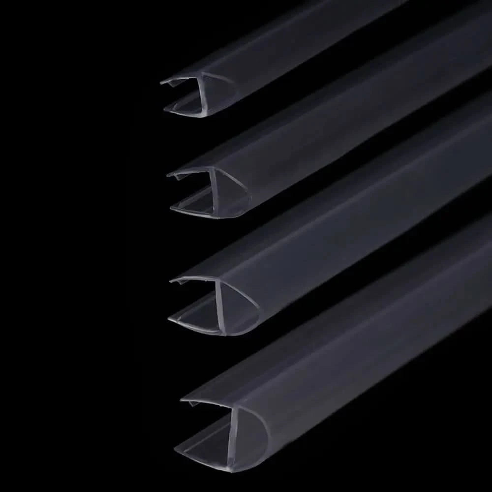 Bath Shower Screen Door Seal Strip 4 to 12mm Seal Gap Window Door Weatherstrip Door Protective Strip Bathroom Hardware
