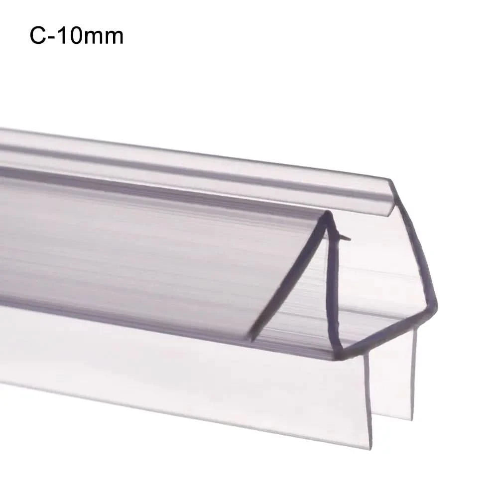 Bath Shower Screen Door Seal Strip 4 to 12mm Seal Gap Window Door Weatherstrip Door Protective Strip Bathroom Hardware