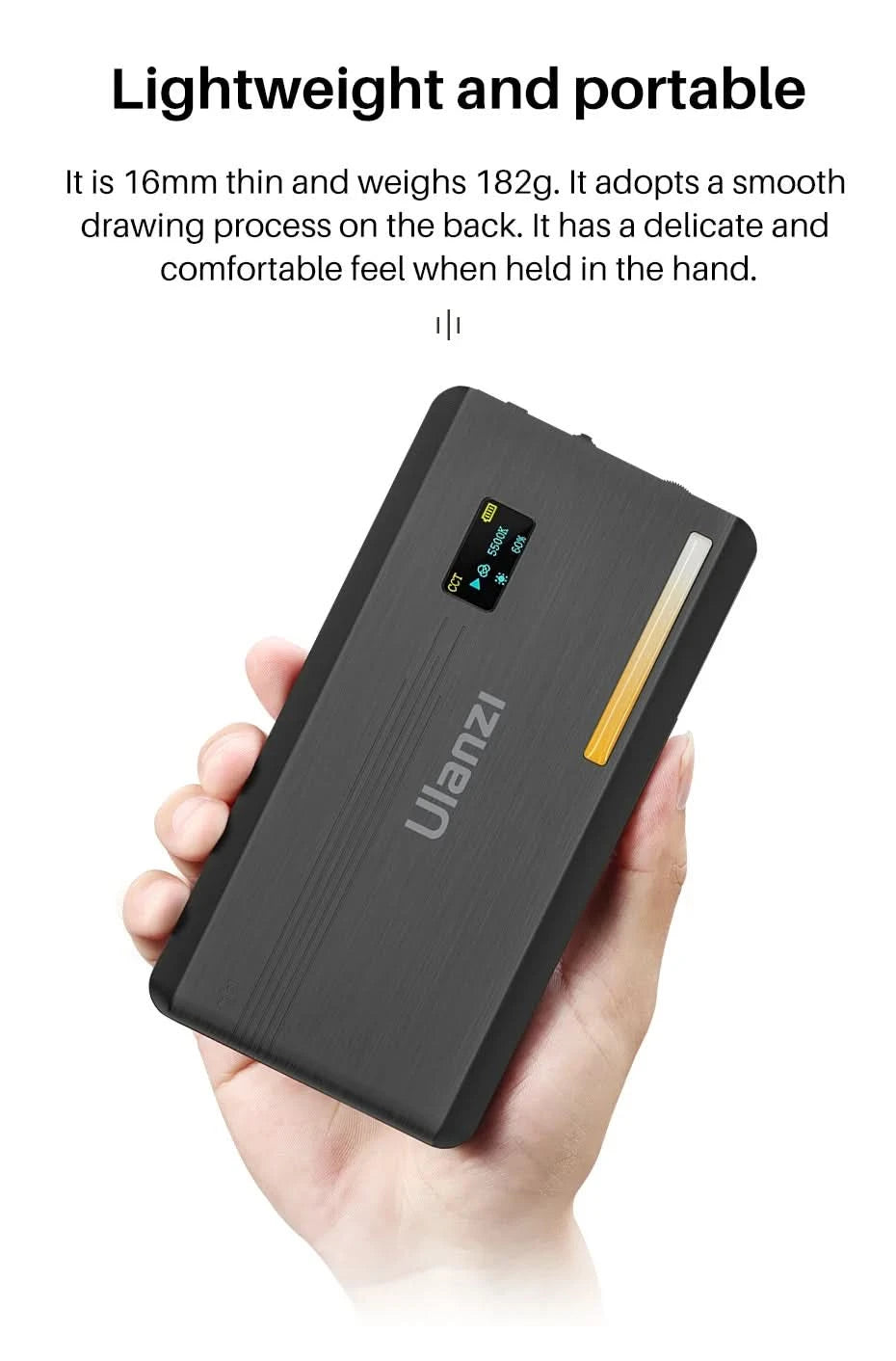 Ulanzi VIJIM VL81 VL200 3200k-5600K Dimmbare Mini-LED-Videoleuchte für Smartphone-SLR-Kameras, wiederaufladbar, Vlog, 3000mAh, Aufhelllicht