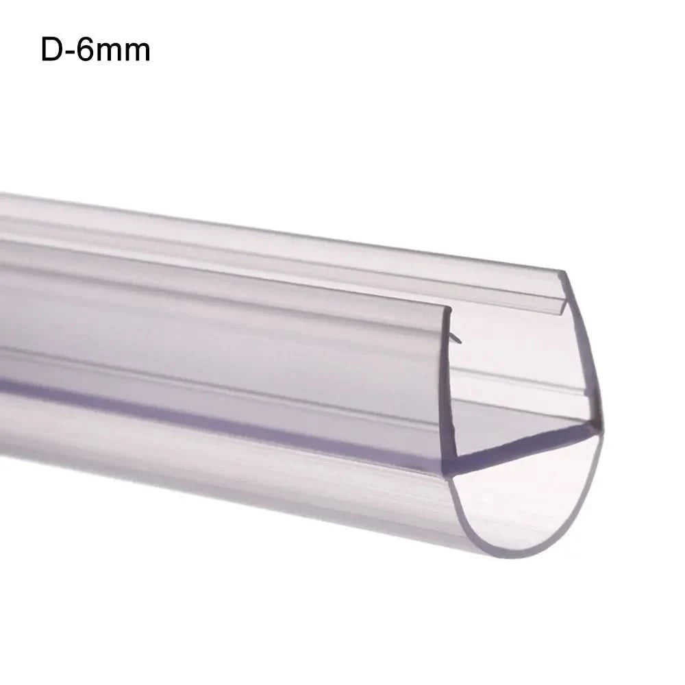 Bath Shower Screen Door Seal Strip 4 to 12mm Seal Gap Window Door Weatherstrip Door Protective Strip Bathroom Hardware
