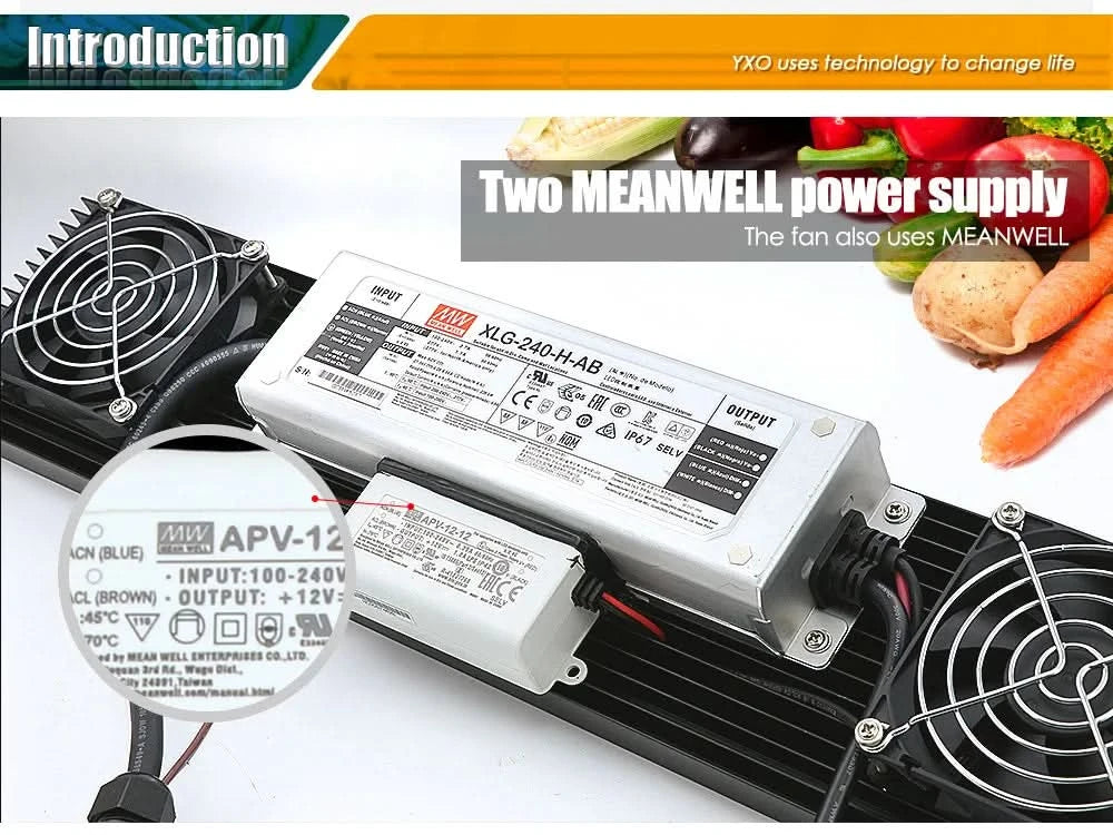 LM301H LED Grow Light V3 Board With Meanwell Driver 240W 480W 720W 3000K/3500K 660NM UV IR Growbox For Plants Veg Bloom