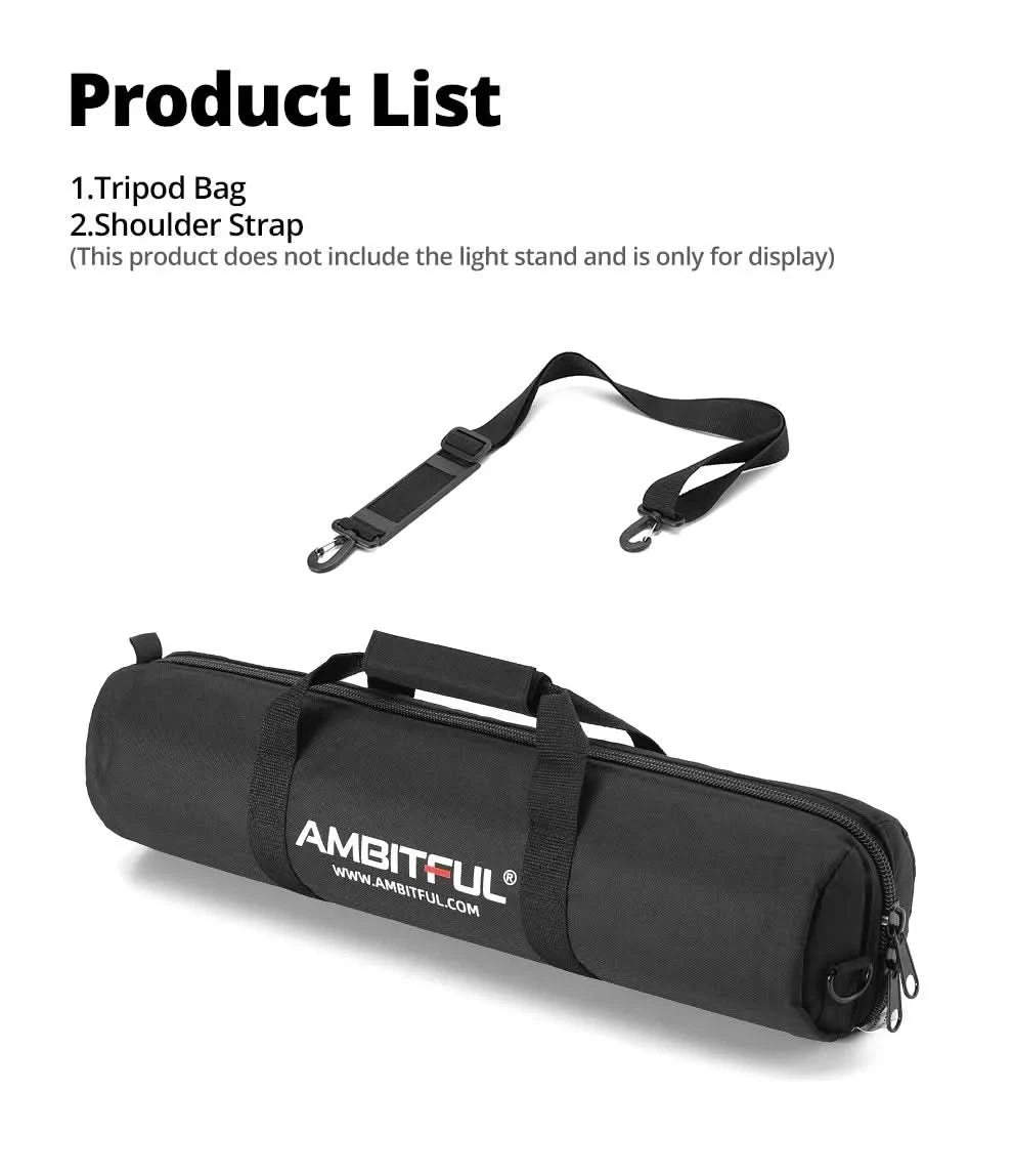 50cm - 125cm Gepolsterte Kamera Einbeinstativ-Tragetasche Stativtasche Lampenstativ-Tragetasche Schirm-Softbox-Tragetasche