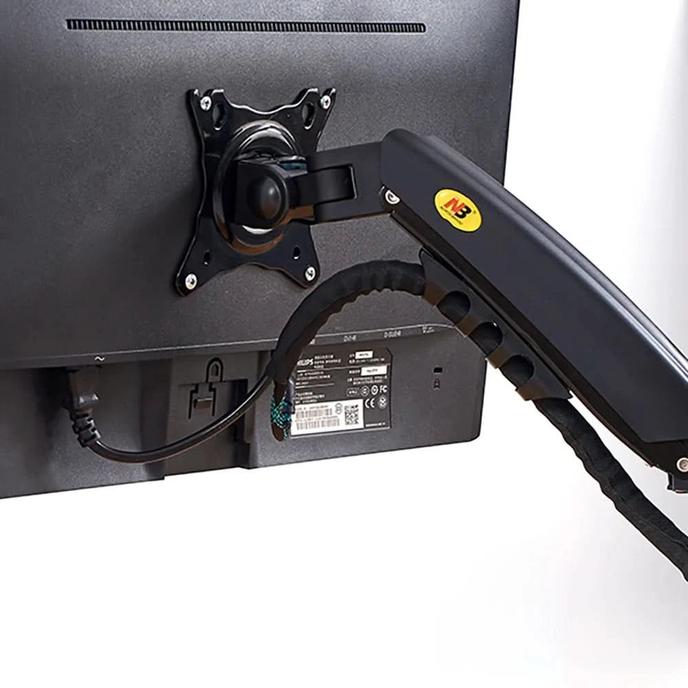 F80 Gas Spring 17-30 inch Desktop LED LCD Monitor Mount Holder Arm Ergonomic Gas Strut Flexi Mount Load 2~9kgs