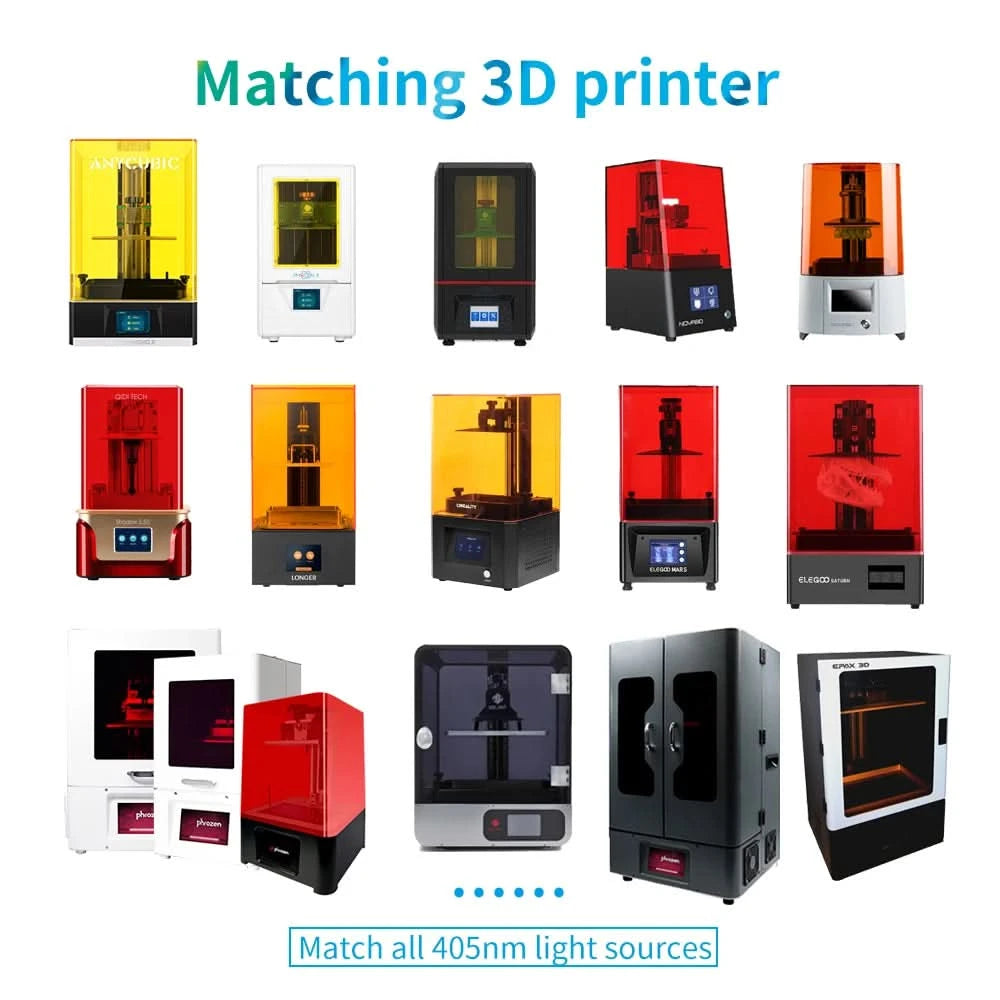 Resione Elastic Model Dentalharz Gießharz für 3D-Drucker für Elegoo Anycubic Harz 405nm UV Harz 3D-Drucker