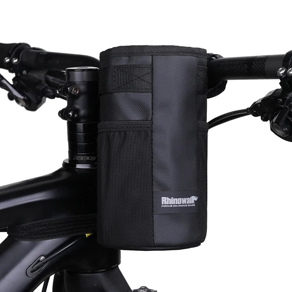 Rhinowalk Fahrradtasche Fahrrad-Flaschenhalter Tasche MTB Fahrrad Isoliert Wasserkocher Tasche Reiten Lenker 1 Stk oder 2 Stk Zubehör