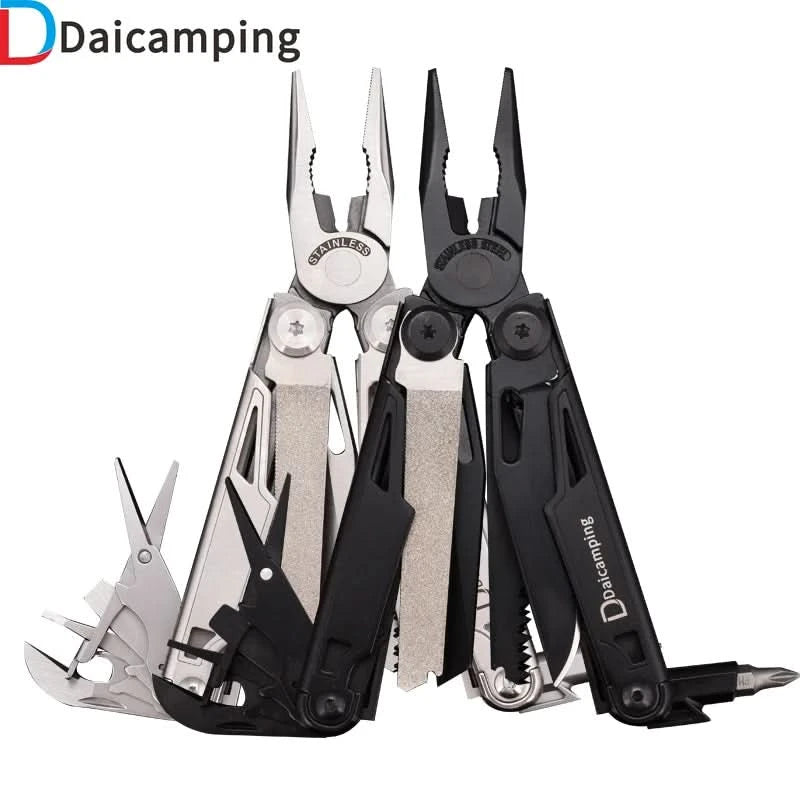 Daicamping DL12 DL1 DL3 DL8 Clip Multifunktionale Klemmen Klappmesser Werkzeug Multitools Kabel Campingausrüstung Multi-Zange Multi-Tool