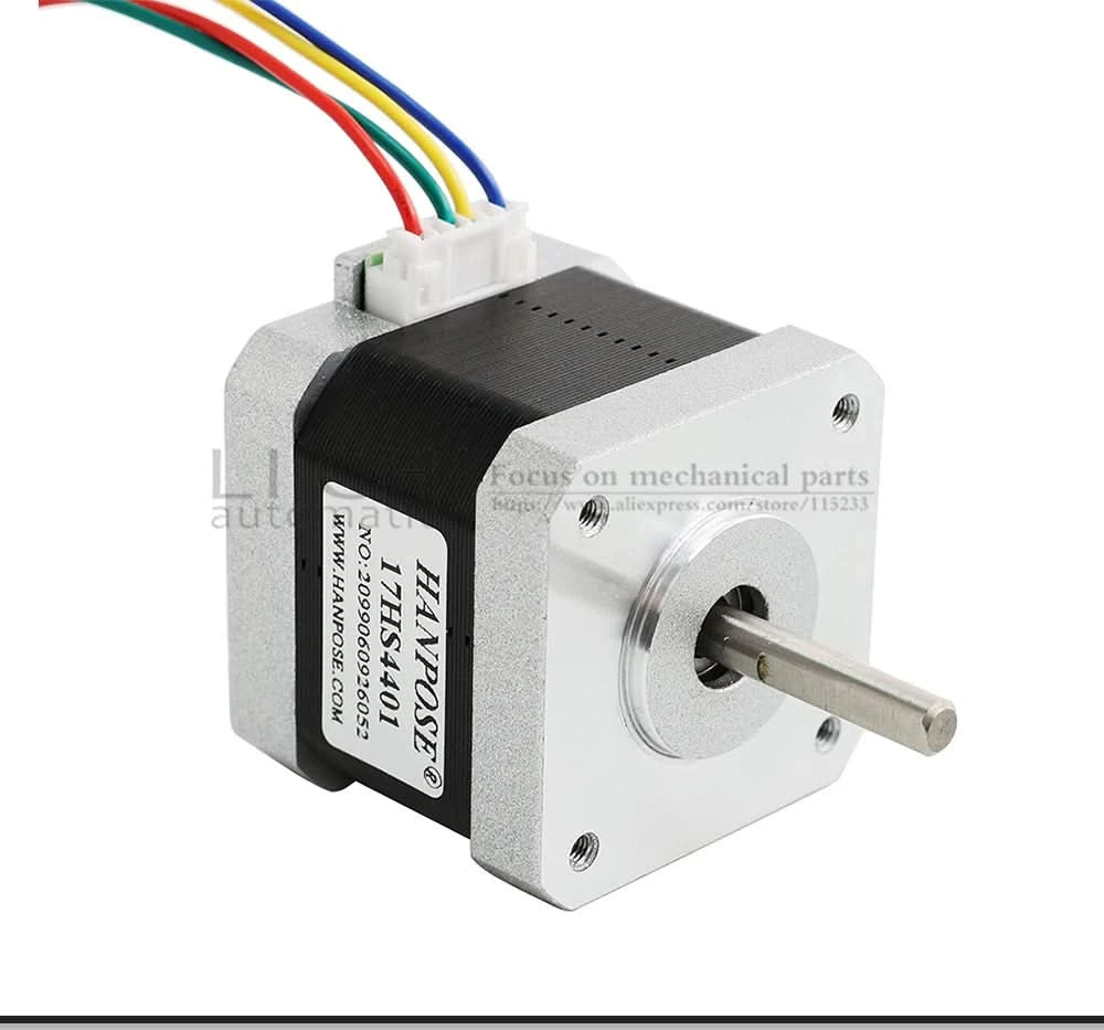 HANPOSE Nema17 Schrittmotor, Drehmoment 78 oz-in (52 N-cm), Strom 1,8 A. Modelle 17HS8401 17HS 2408 17HS3401S 17HS4401S 17HS6401S