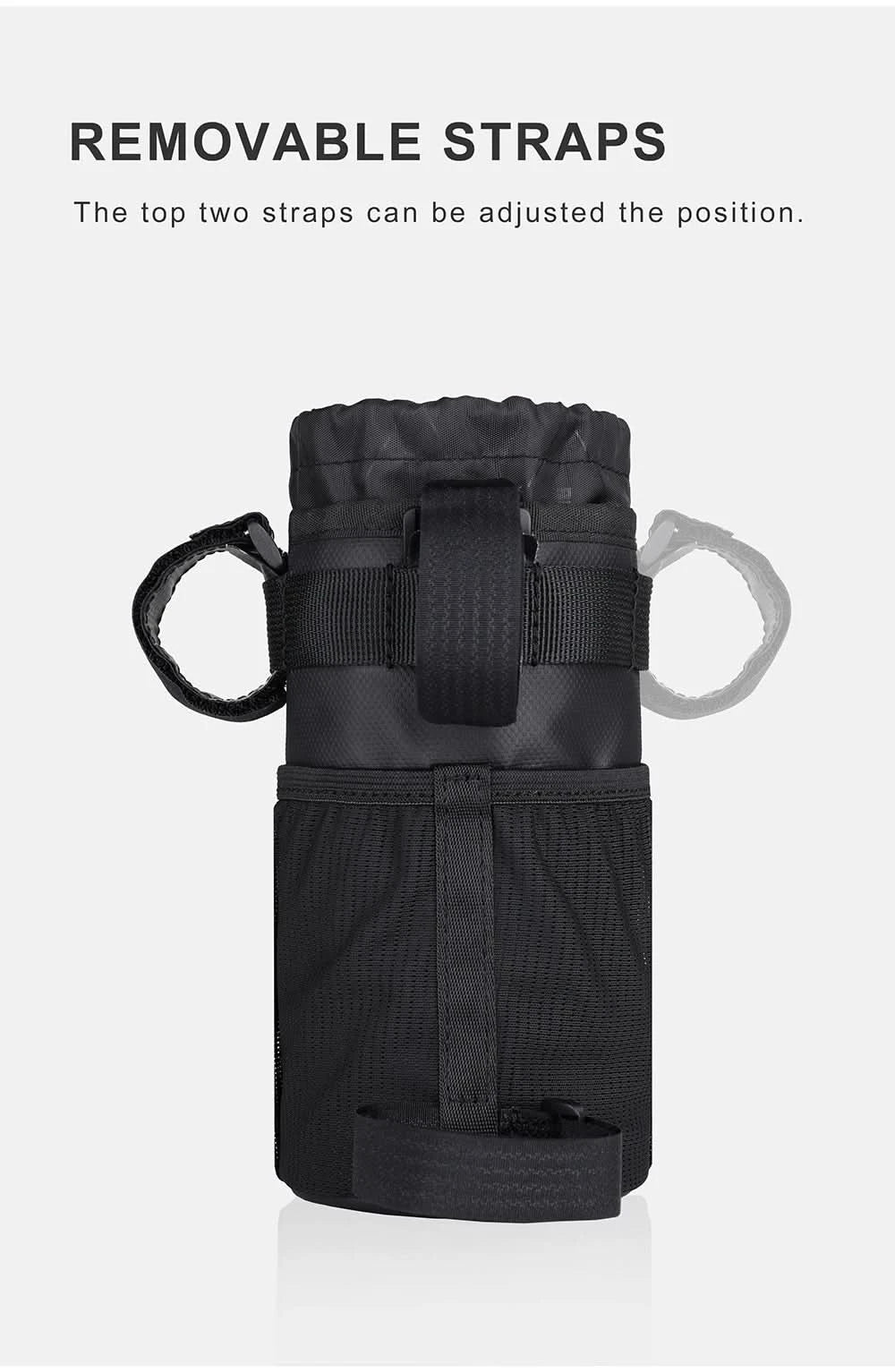 Rhinowalk Fahrradtasche Fahrrad-Flaschenhalter Tasche MTB Fahrrad Isoliertasche für Trinkflaschen Reittasche Lenker 1 Stück oder 2 Stück Zubehör