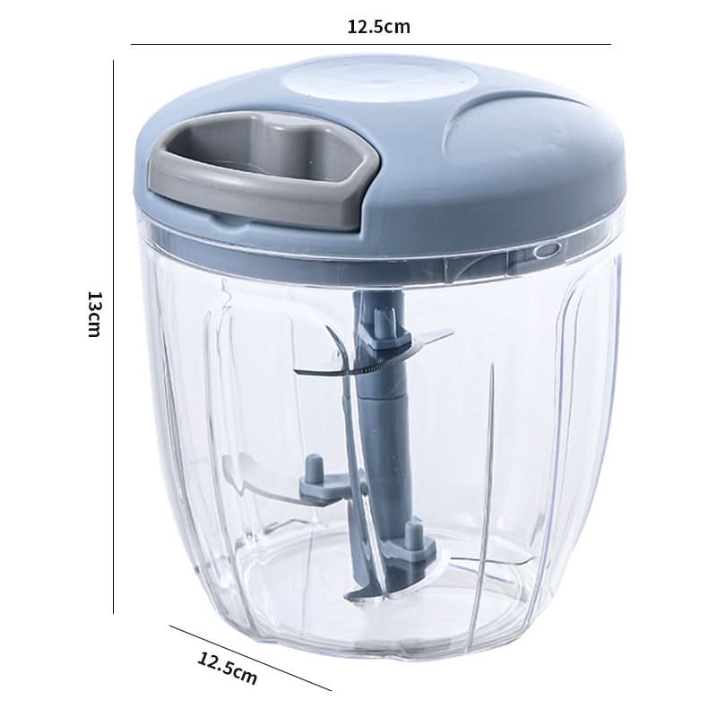 Small Manual Garlic Press & Meat Grinder, Kitchen Chopper for Food Prep