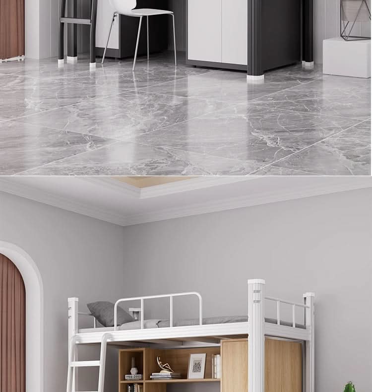 Upper Bed Lower Table Combined Bed College Dormitory Elevated Bed Small Apartment Household Wrought Iron Bed Apartment Bed