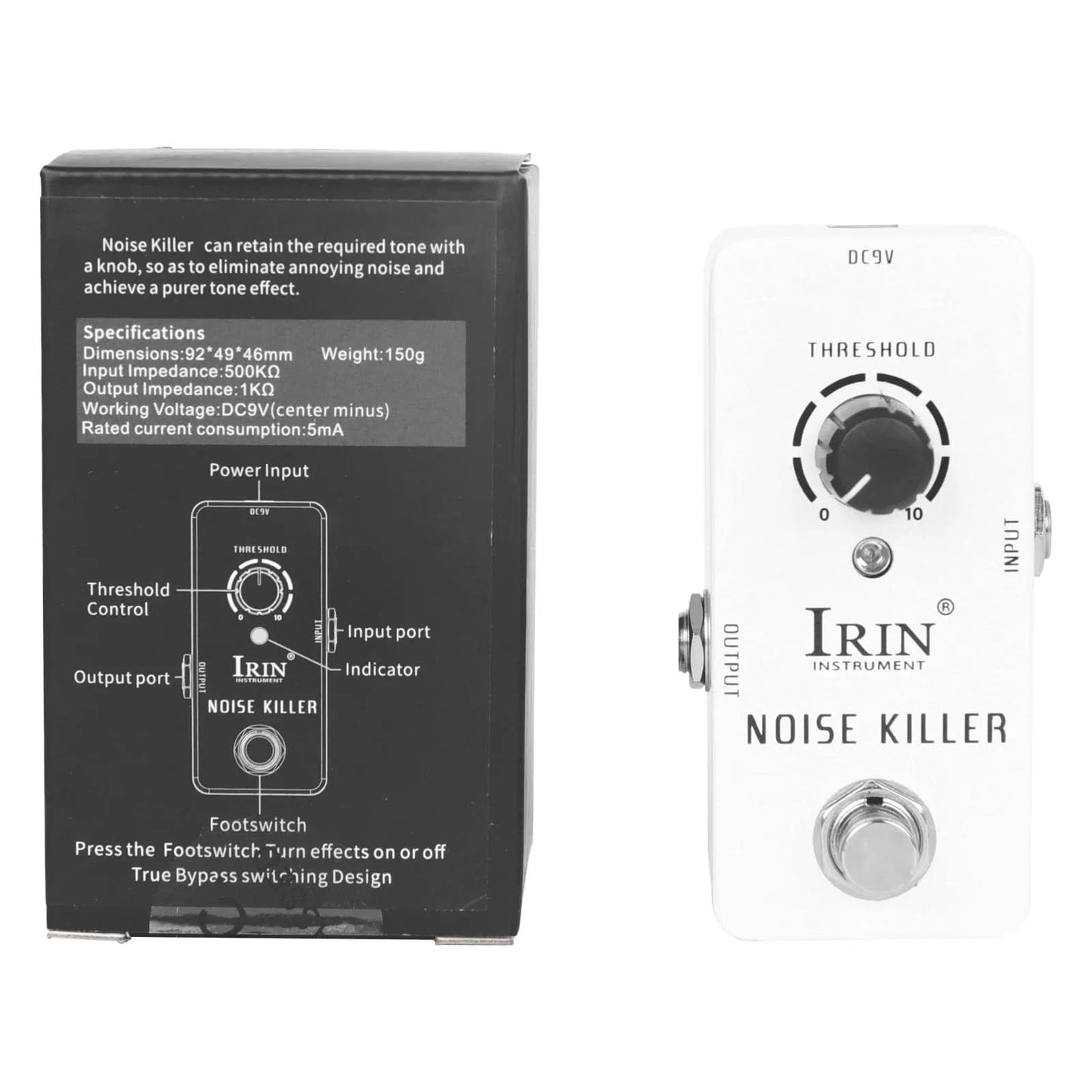 IRIN Noise Killer Gitarrenpedal RS-15 E-Gitarren-Effekt True Bypass Mini Einzeltreter Gitarrenzubehör & -teile