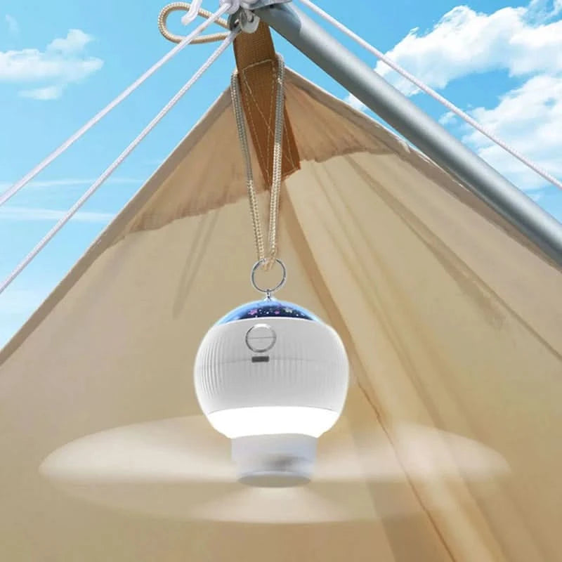 Mit LED-Ventilatorlicht, 3-Gang-Fernbedienung, tragbar für Reisen, einfach zu installieren, geräuscharm im Zimmer