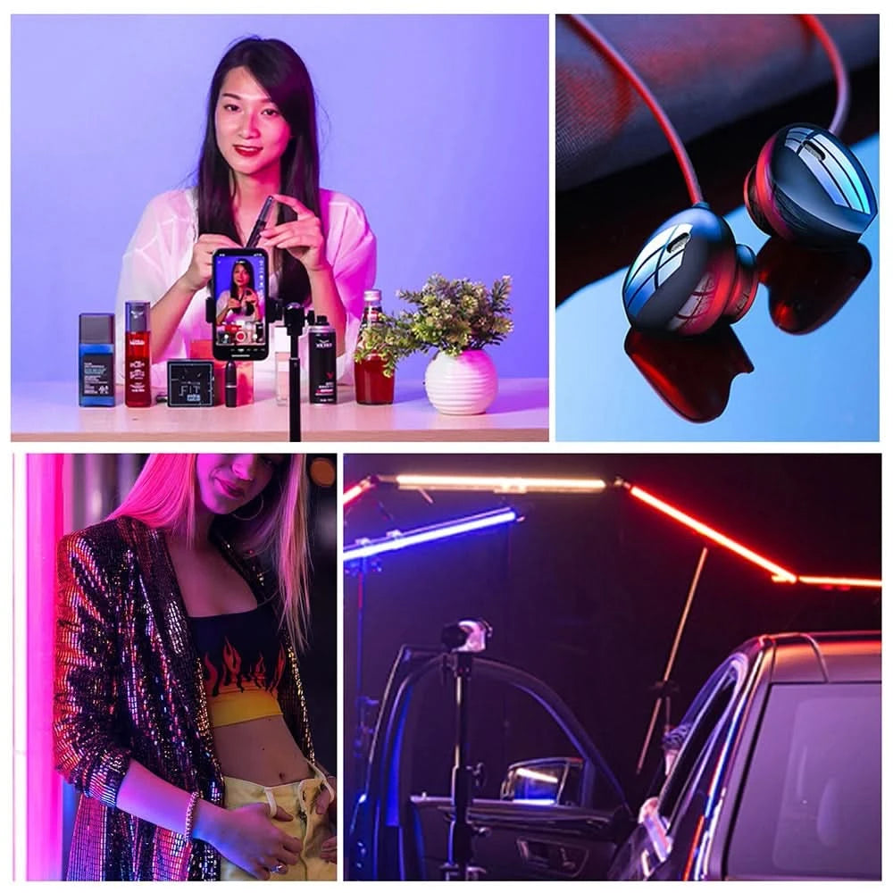 Sokani X25 RGB LED-Videoleuchte, Handheld Tube Wand Stick Licht, CTT Fotografie Beleuchtung, 3000mAh, APP-Steuerung für YouTube Tiktok