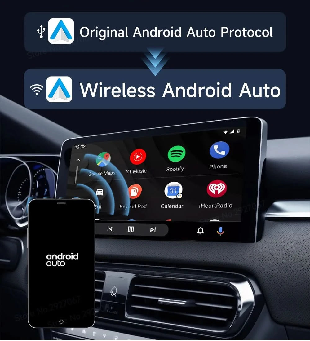 CarlinKit 5.0 4.0 Wireless CarPlay Adapter Android Auto Dongle Multi-Device Supported Wired To Wireless CarPlay Box Automatische Verbindung