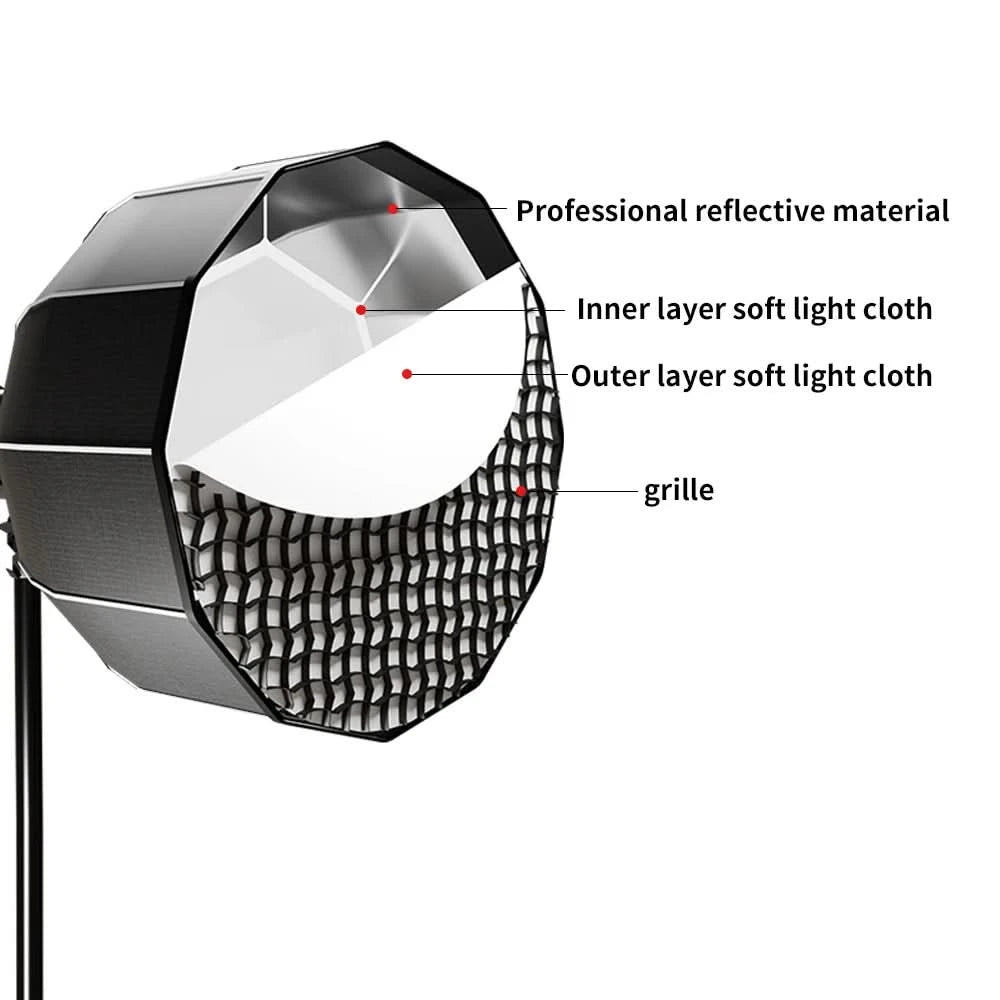 135W Photography LED COB Video Light  Daylight-Balanced Sun Lamp for Portrait Flash Studio Accessories Youtube Live