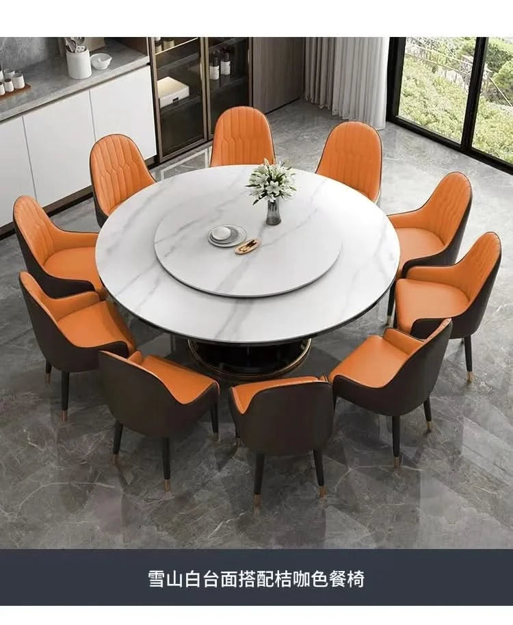 Round 6 People Dining Table Kitchen Living Room Dressing Dinning Table Set Coffee Hospitality Mesa Comedor Kitchen Furniture