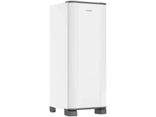 245L - 220V White Manual Decal Refrigerator/Cooler Esmaltec