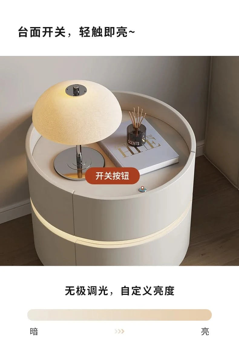 Nightstands Room Cool Stuff Bedroom Multifunction Bedside Table Chest Drawers Home Wood Nordic Cabinet Mesa Bedroom Furniture