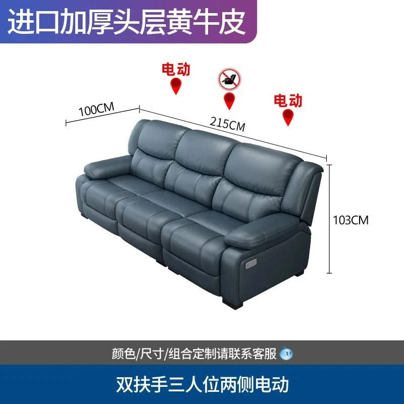 Luxury Function Living Room Sofa Leather Waterproof Designer European Living Room Sofa Reading Children Sofas Camas Furnitures