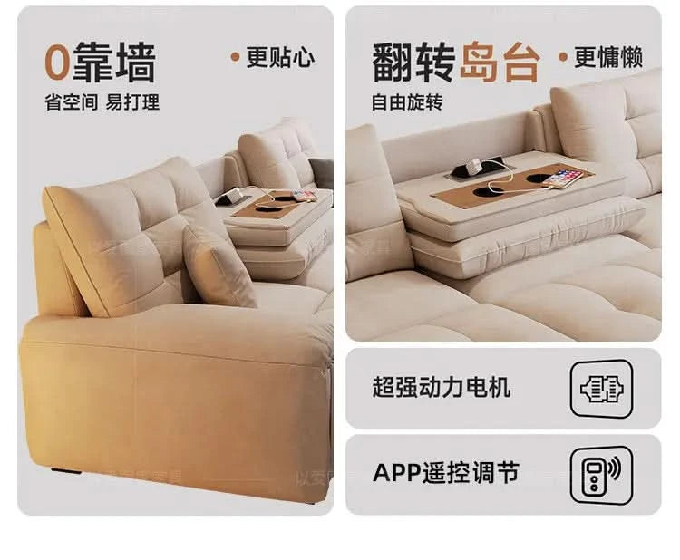 Multifunctional Lounge Electric Sofa Modern Fashion Retractable Sofa Bed Luxury Modern Full Size Frame Furniture Living Room