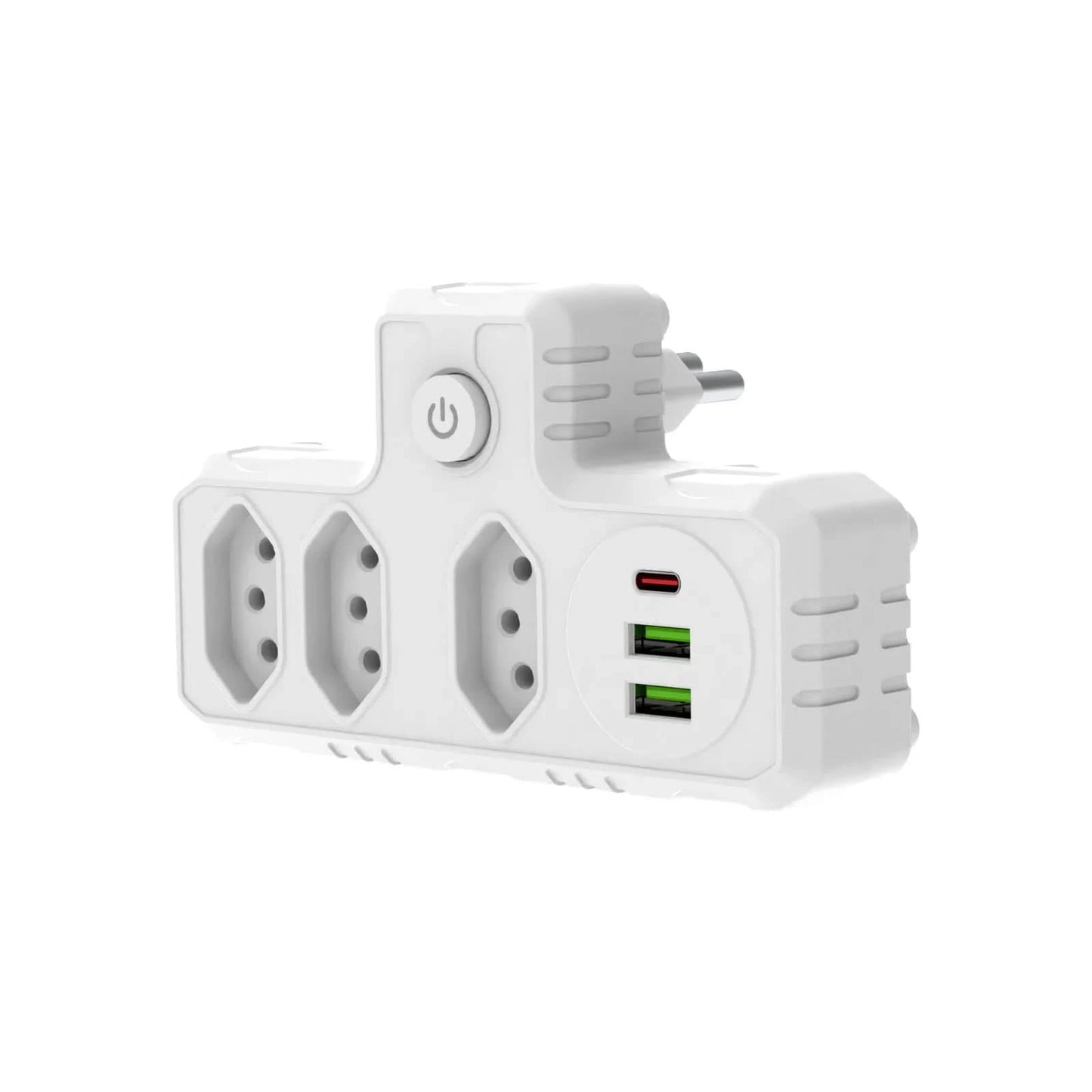 Mehrfachsteckdose, Steckdosenleiste, USB-Steckdose, Steckdosenleiste mit Filter, Steckdosenleiste, Verlängerungskabel, 110-220V, 10A