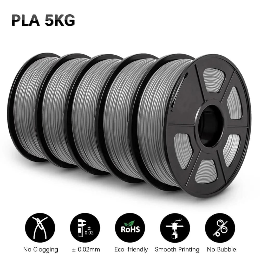SUNLU 5KG 3D Filament High Speed PLA/PLA META/APLA/PLA MATTE 1.75mm 5Roll 1KG 3D Printer Filament for 3D Printer