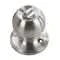 Door Handle Knob Stainless Steel Rotation Round Door Knobs Handle Entrance Passage Lock with Three Keys Round-shape Locking Gear