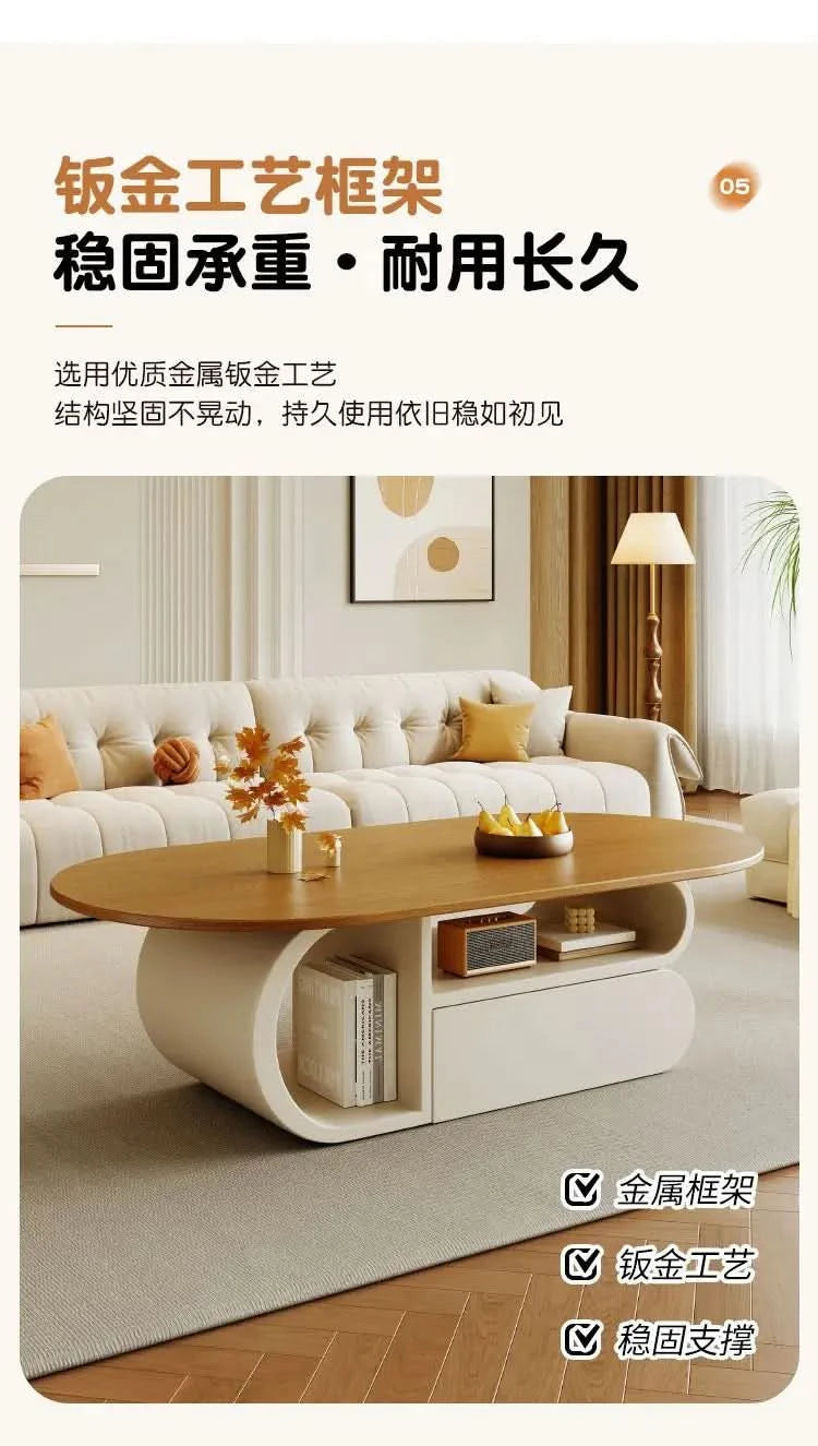Kitchen Luxury Coffee Table Modern Design Minimalist Aesthetic Coffee Table Books Ornaments Meuble De Salon Home Furniture
