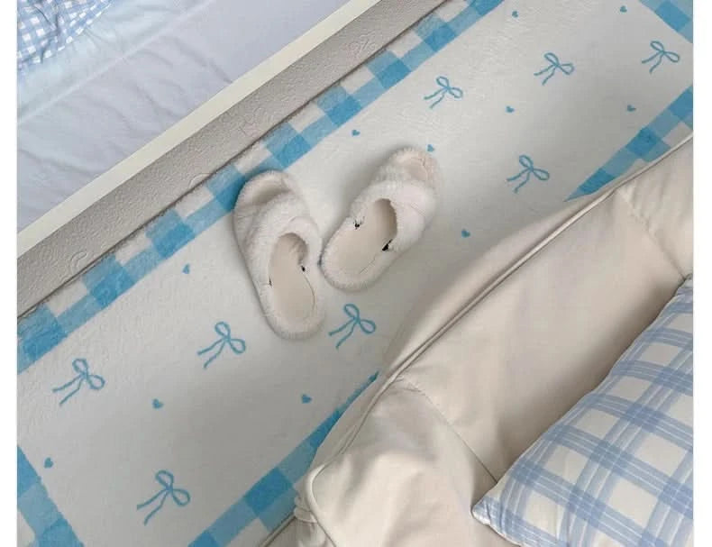 Bedroom Carpet Bedside Floor Mat Cute Soft Plush Room Decor Long Rug Comfortable Shaggy Korean Carpets Home Decoration 침실 카펫