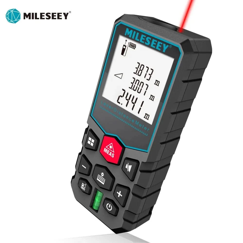MILESEEY X5 Laser-Distanzmessgerät 40M 50M 60M 80M 100M 120M Laser-Entfernungsmesser Meterlaser