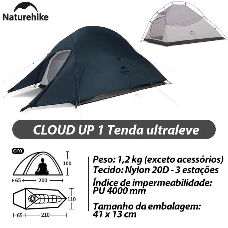 Naturehike Brazil Cloud Up 1-2-3P Camping Travel Backpack Outdoor Ultralight Waterproof Tent Camping Beach Tent