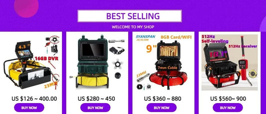 The Wheel Guide of the Pipe Inspection Camera and Drain Sewer Pipeline Industrial Endoscope camera Head Skid Protector