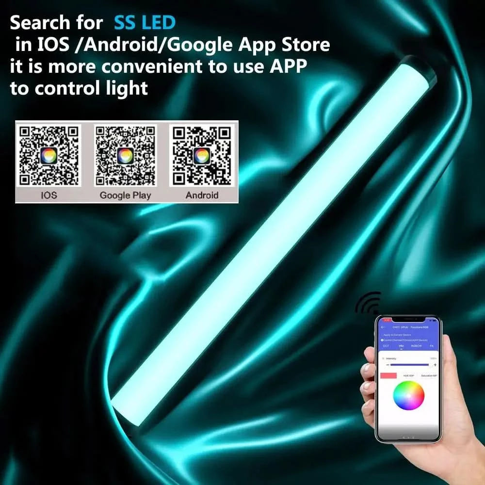 Sokani X25 RGB LED-Videoleuchte, Handheld Tube Wand Stick Licht, CTT Fotografie Beleuchtung, 3000mAh, APP-Steuerung für YouTube Tiktok