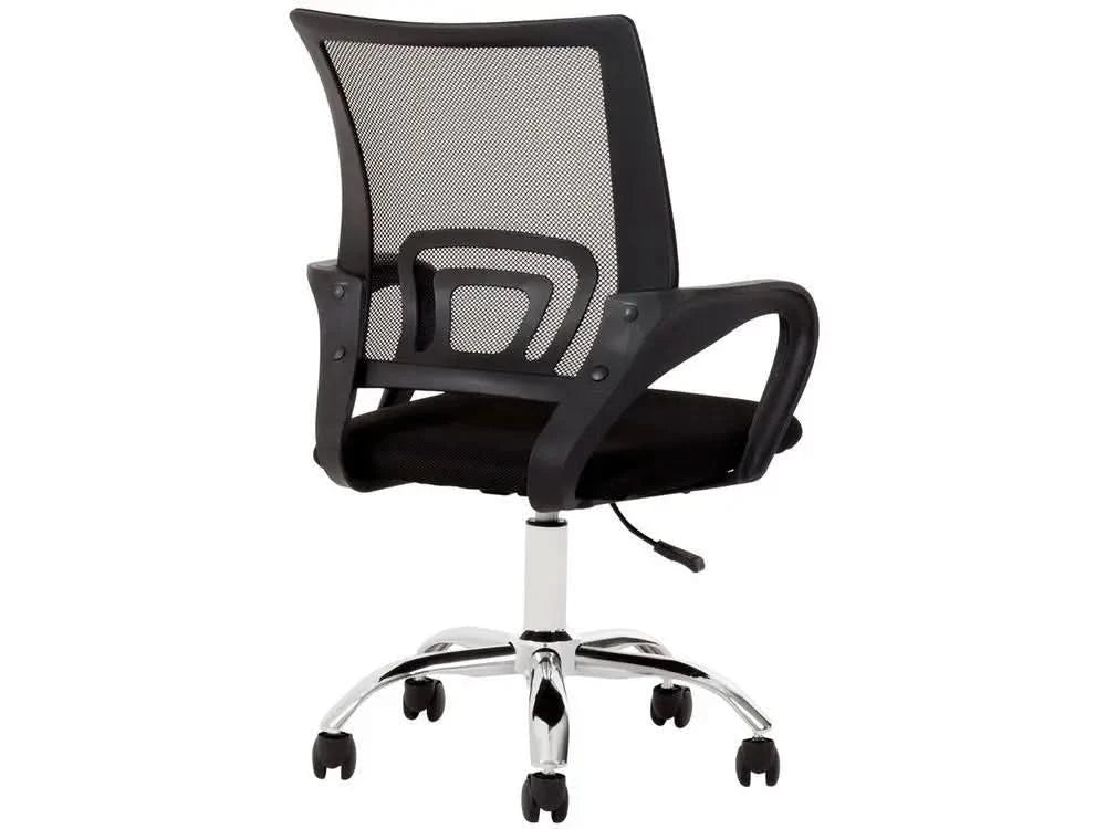 Schwarzer Drehstuhl für das Büro
