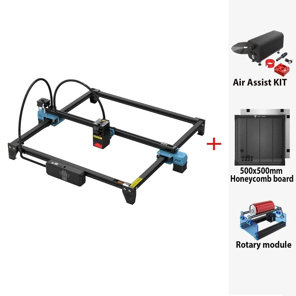Twotrees TTS-20 Pro Metal Laser Engraving Machine WiFi Offline Control 20W Blue Light CNC Cutting Machine Laser Marking Machine