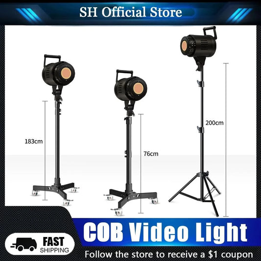 135W Photography LED Video Light  Daylight-Balanced Sun Lamp for Portrait Flash Studio Accessories Youtube Live
