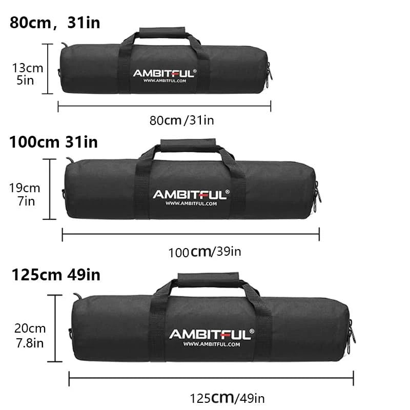 55/60/65/70/75/80/100/125cm gepolsterte Kamera-Einbeinstativ-Stativtasche/Lichtstativ-Tragetasche/Schirm-Softbox-Tragetasche