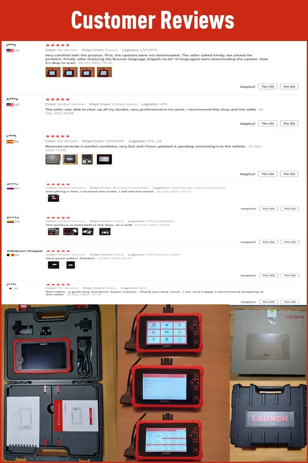 New LAUNCH X431 CRP919X BT OBD2 Scanner Automotive Diagnostic Tools Car CANFD DOIP ECU Coding OBDII Professional Free Shpping