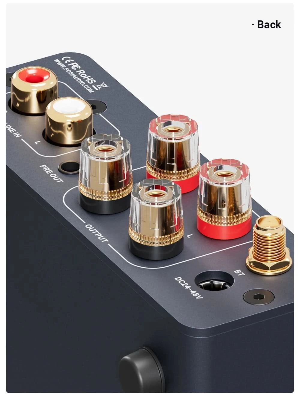 Fosi Audio BT20A Pro TPA3255 Bluetooth Sound-Endstufe 300W x2 Mini HiFi Stereo Class D Verstärker Bass Höhen für Heimkino