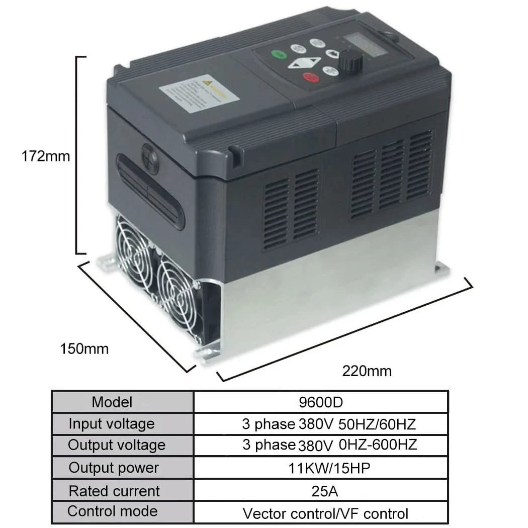380V Or 220V Economical VFD Variable Frequency Drive Converter Inverter 1.5/2.2/3.7/4/5.5/7.5/11 KW Motor Speed Controller