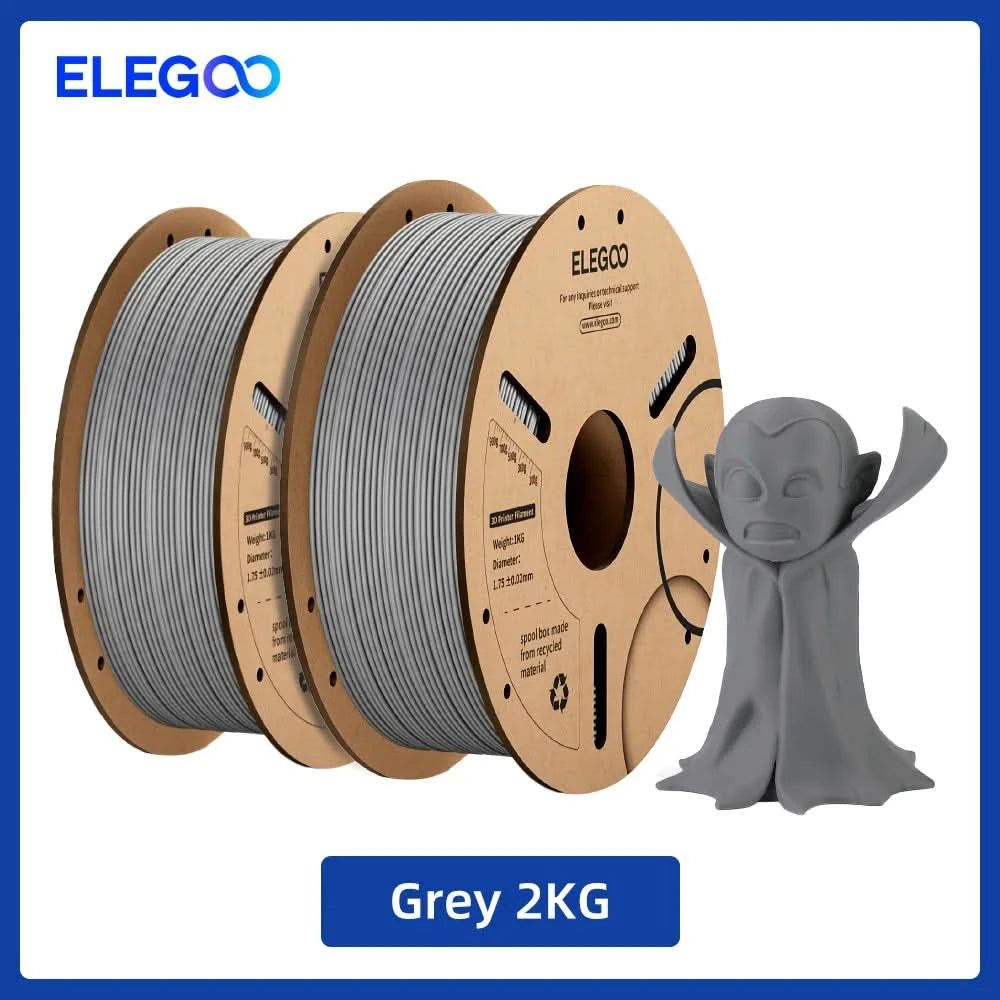 ELEGOO 1.75mm PLA Filament 1kg Plastic 3D PLA for 3D Printer Consumables Material for FDM 3D Printer NEPTUNE 3 PRO