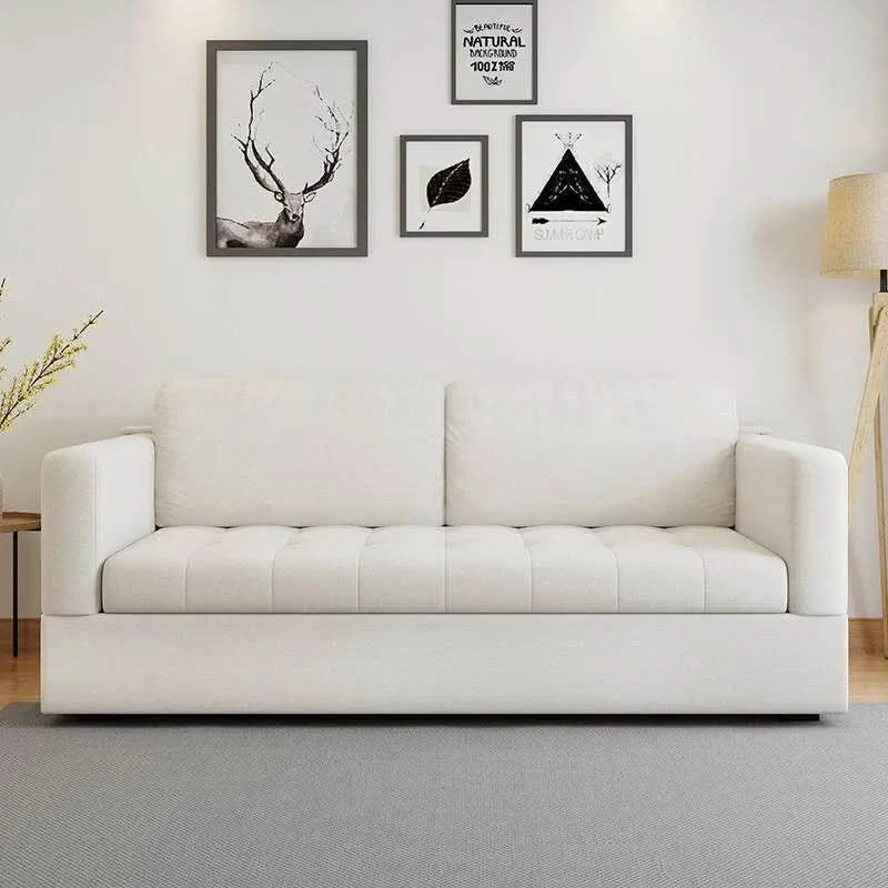 Folding Double Living Room Sofa Comfortable Adults Game Sleeper Sofa Apartment Multifunctional Divano Soggiorno Home Furniture