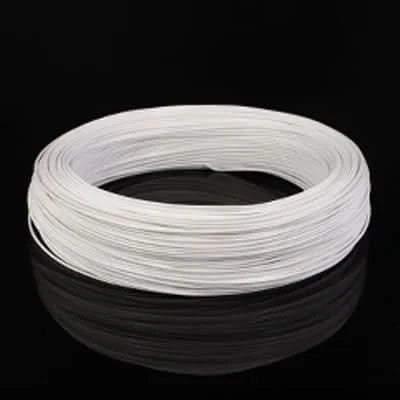 1m Silver Plated FEP Insulated Electronic Wire High Purity OFC 0.05 0.08 0.12 0.2 0.35 0.5 1 2 4 6 10mm HiFi Signal Copper Cable
