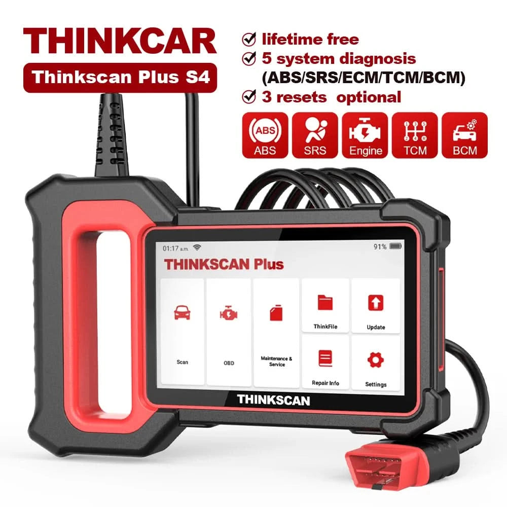 THINKCAR THINKSCAN Plus S7/S4/S6 OBD2 Diagnostic Tool Auto Code Reader OBD 2 Automotive Scanner Lifetime Free Update