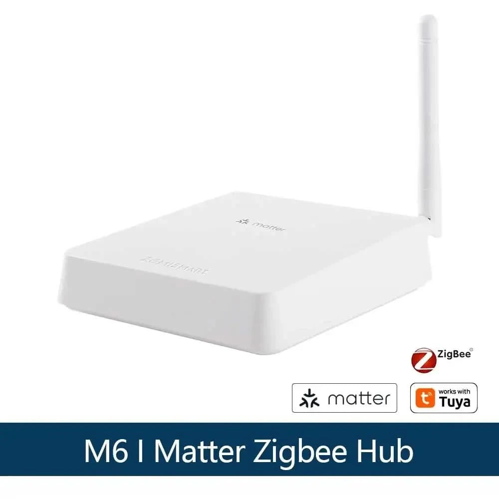 Zemismart Matter Zigbee Hub Work with Tuya Homekit Smartthings Google Home Zigbee Brazil Socket Outlet Smart Wall Tomada 10A 20A