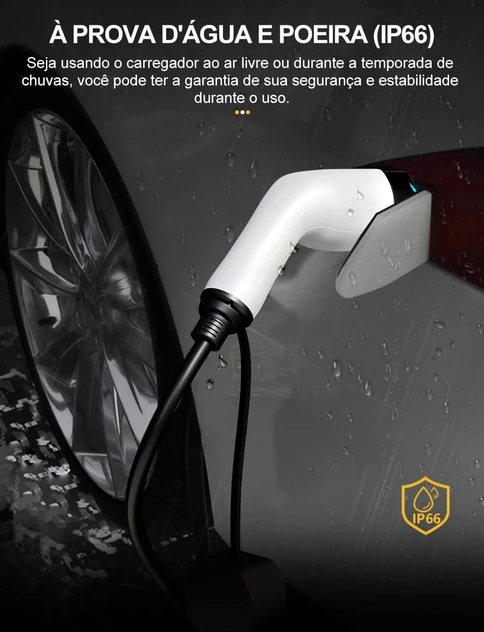 TAYSLA Type 2 Portable Electric Vehicle Charger 3.5KW Brazilian Electric Vehicle Charging Cable Plug